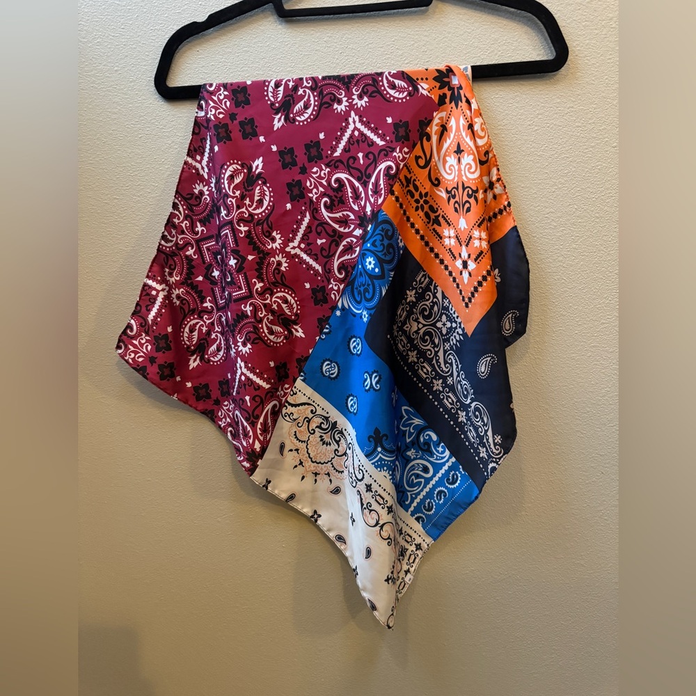 Urban Outfitters Western Silky Square Scarf